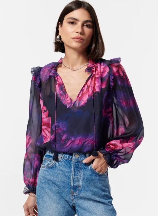 CAMI NYC Sandy blouse Electric Floral