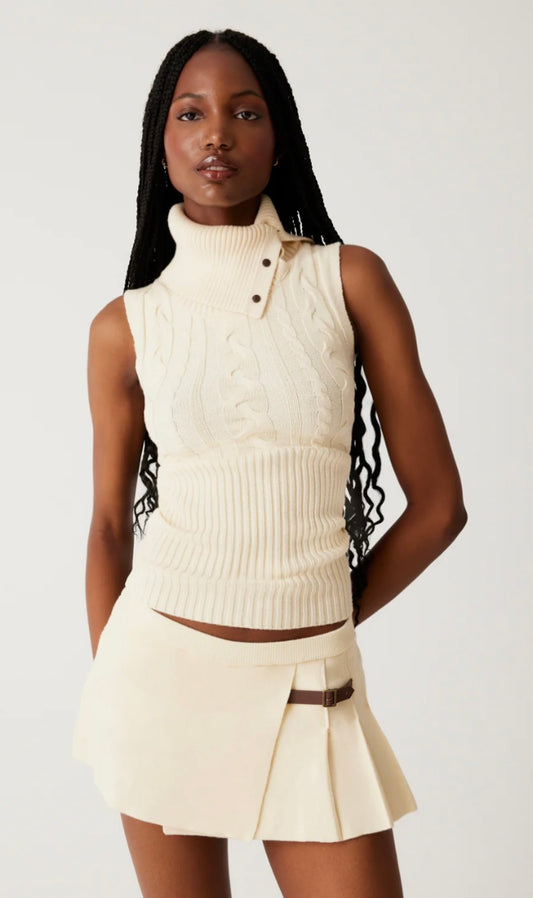 Frankie’s Axel Cable Knit Top