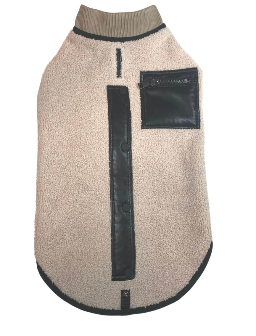 ADROIT ATELIER Peluche CREAM Dog Jacket