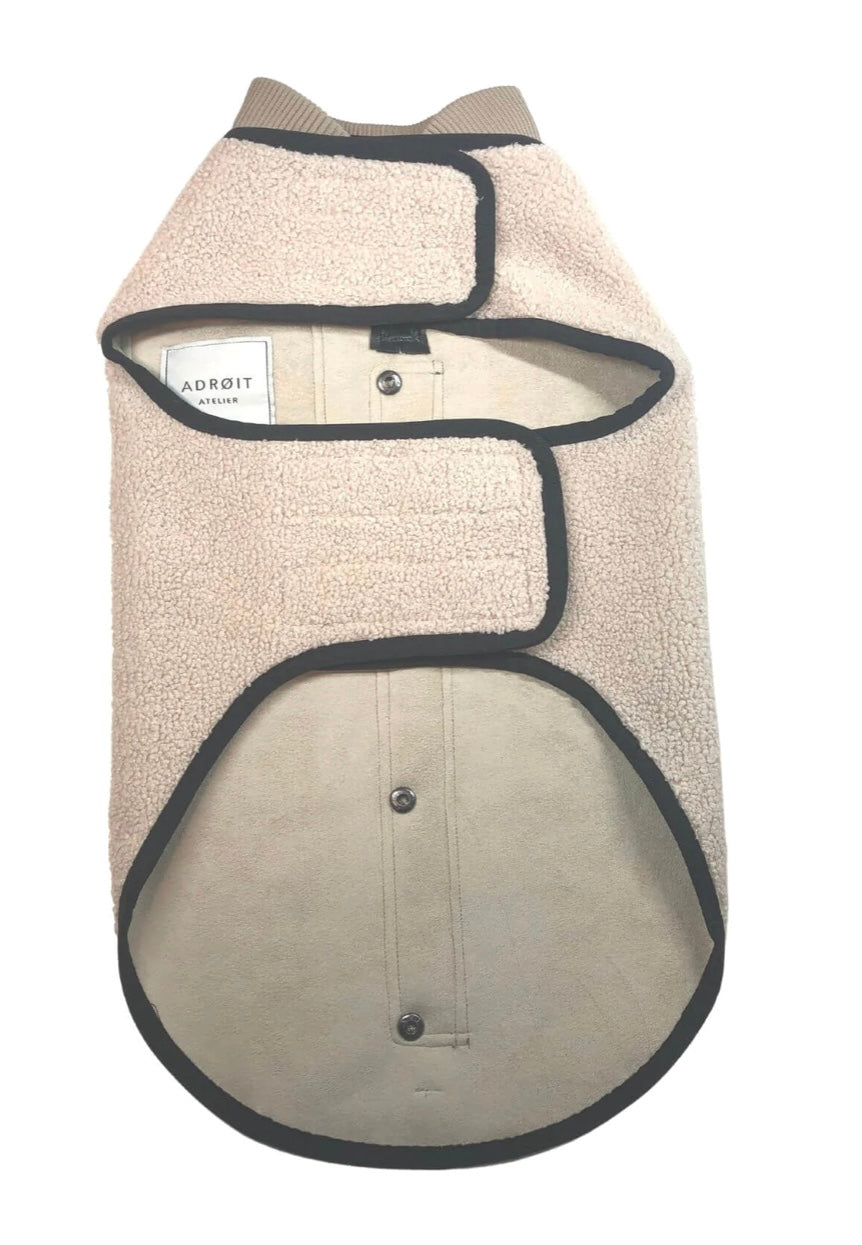 ADROIT ATELIER Peluche CREAM Dog Jacket