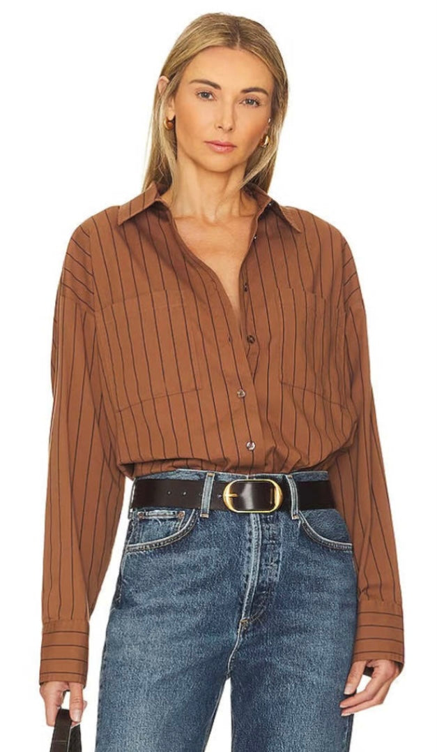 Pistola RENA CHESTNUT STRIPE Top