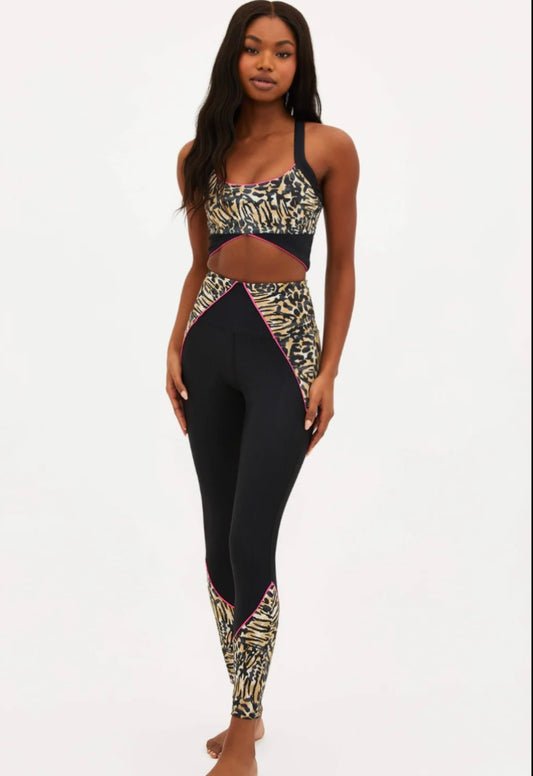 BEACH RIOT Armour LEOPARD leggings