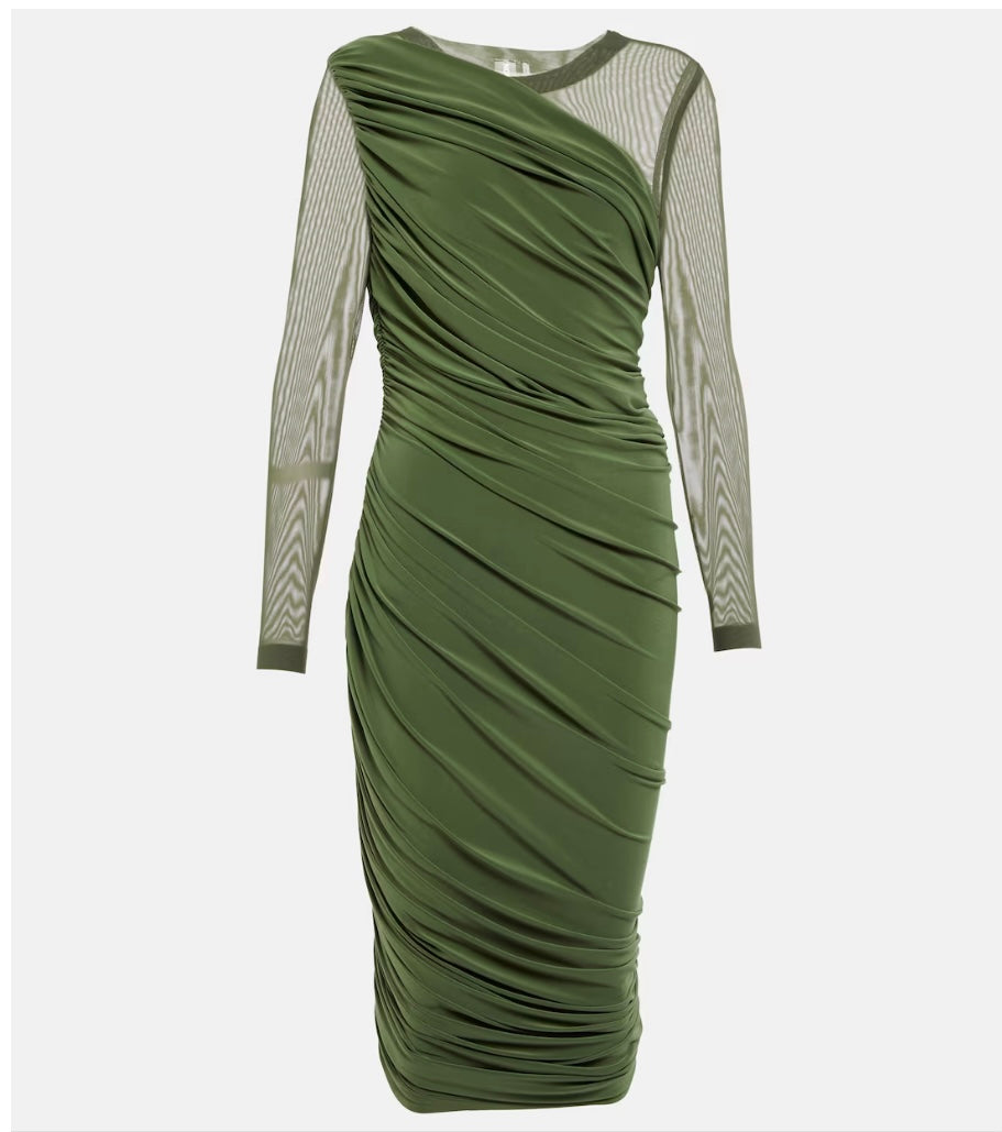 NORMAKAMALI DIANA mesh Dress