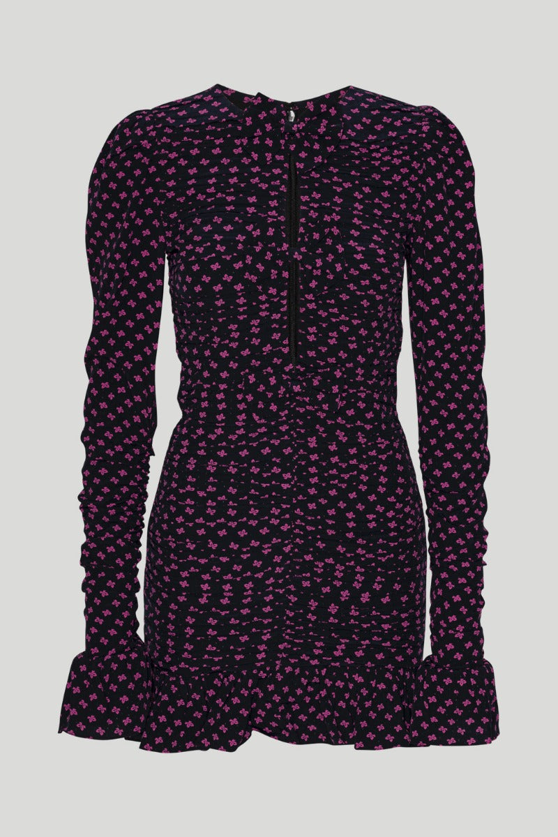 Rotate Jacquard Mini Dress