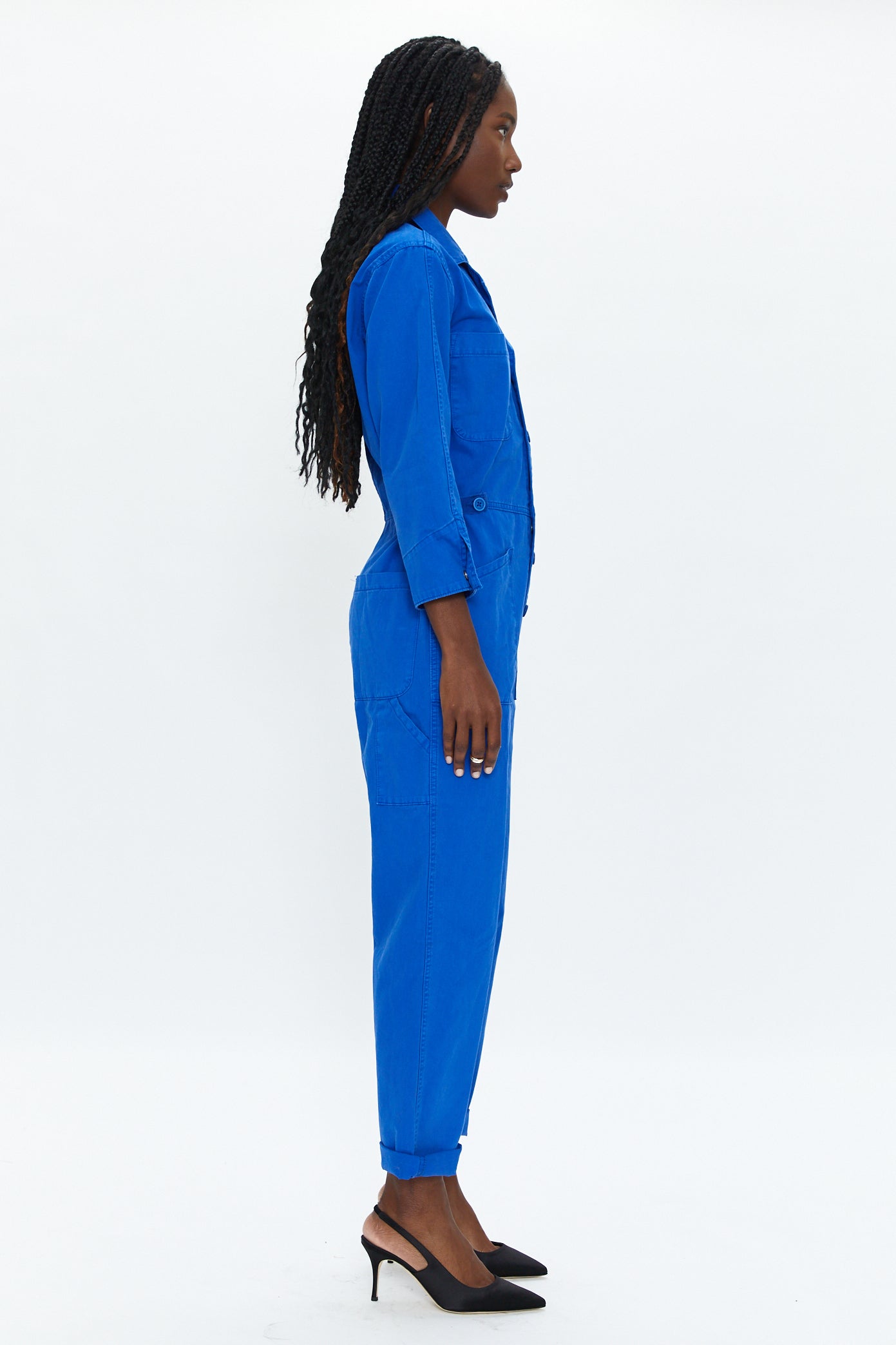 Pistola Tanner Jumpsuit in Cobalt