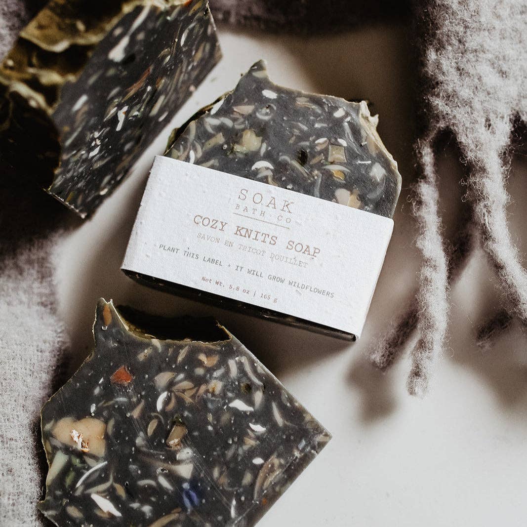 Cozy Knits Soap Bar - Canadian Made